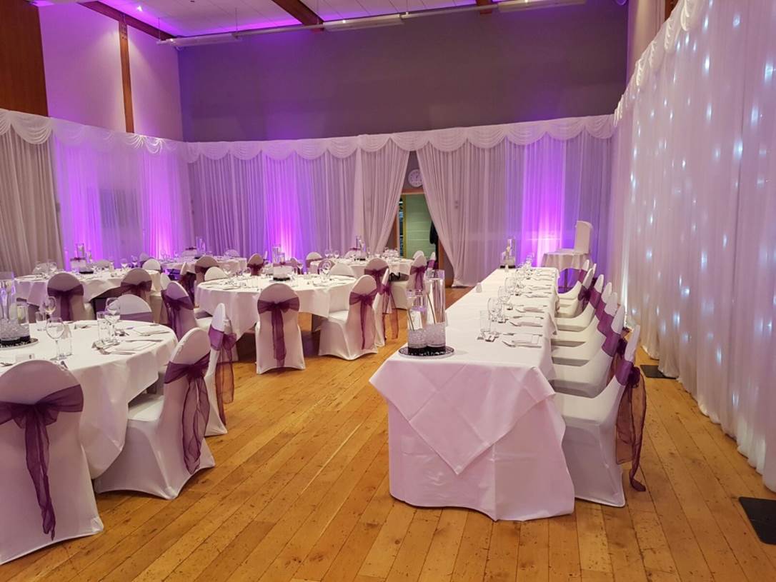 Wall Draping Alternative Solution to plain walls and with our